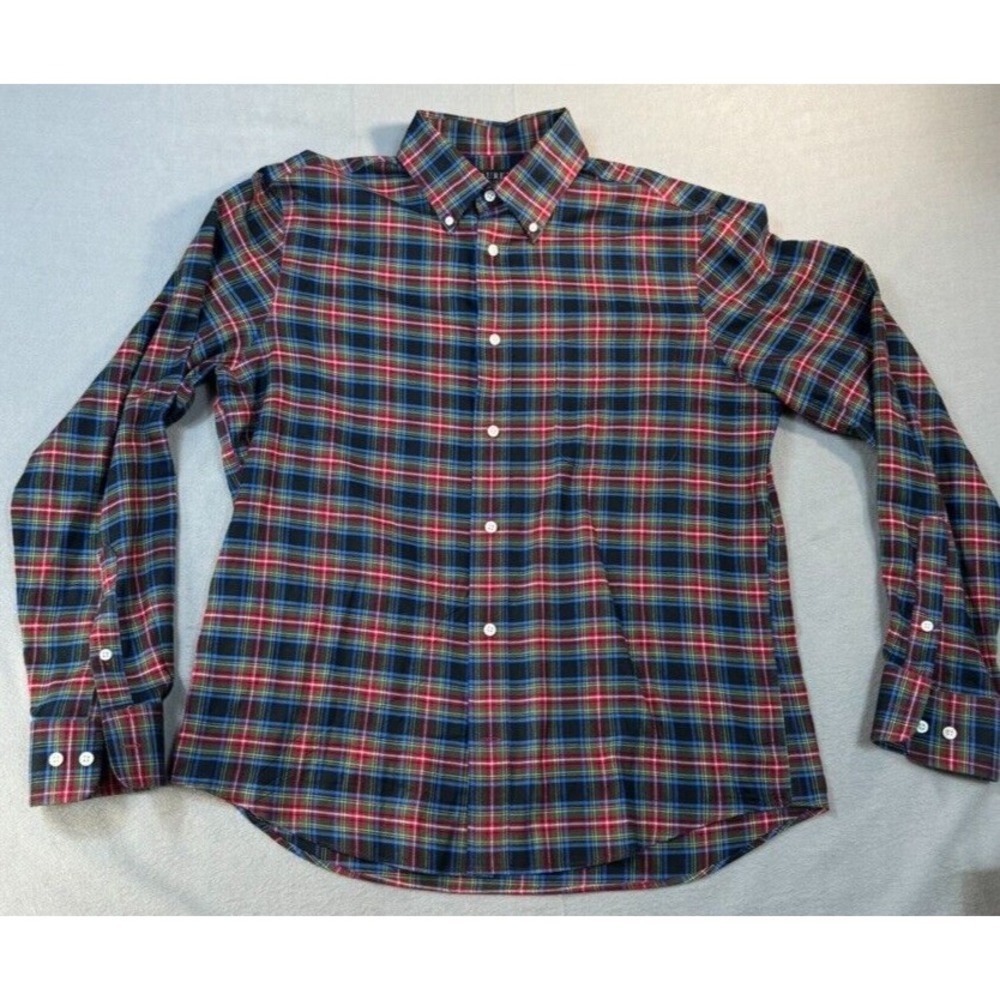 Lauren Ralph Lauren Shirt Black Label Medium Long Sleeve Plaid Button Down Mens